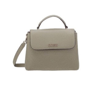 guess, amara, pelle sintetica, logo 4g, borsa a tracolla in tessuto, salvia, sg849318, 34 x 29 x 11 cm, per le donne