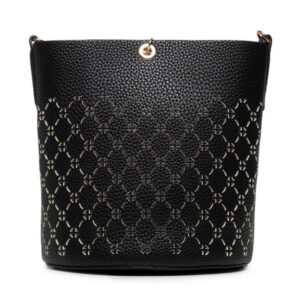 guess, amara, pelle sintetica, zaino in tessuto, nero, xg849301, per le donne, 18/21 x 20 x 14 / 14/18 x 17,5 x 6,5 cm