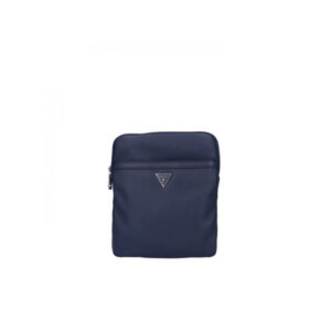 guess, certosa, borsa a tracolla in tessuto, blu, hmecrnp2258blu, 22,5 x 23 x 6 cm, per uomini