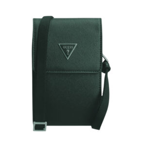 guess, certosa, poliuretano, borsa a tracolla in tessuto, grigio, hmcertp2285, 22 x 23,5 x 5 cm, per uomini