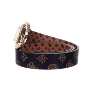 guess, cesily, cintura in tessuto, marrone, per le donne, taglia s
