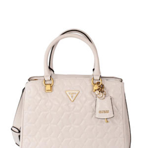 guess, elenia girlfriend, borsa in tessuto, pietra, per le donne
