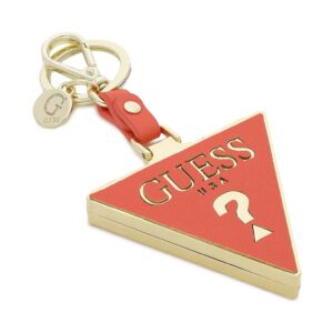guess, guess, portachiavi in metallo, rw7424, corallo