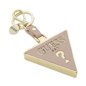 guess, guess, portachiavi in metallo, rw7424, rosa
