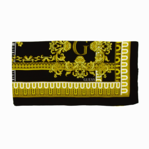 guess, guess, sciarpa in tessuto, aw9041sil90bla, per le donne