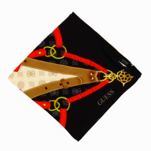 guess, guess, sciarpa in tessuto, aw9067vis03bml, per le donne