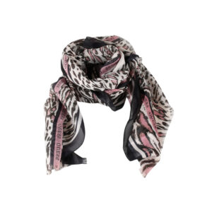 guess, guess, sciarpa in tessuto, rosa, 90 x 180 cm, per le donne