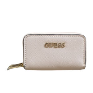 guess, guess, portafoglio in tessuto, carta slg, pwvanip2111ivo, beige, per le donne
