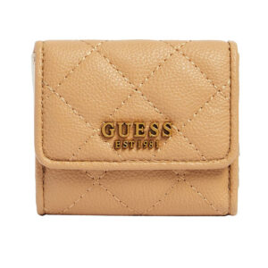 guess, guess, portafoglio in tessuto, swqb8558440, beige, per le donne