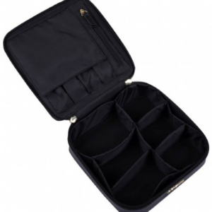 guess, holdall, pelle sintetica, borsa in tessuto, portagioie, nero, per le donne, 18 x 6 x 18 cm