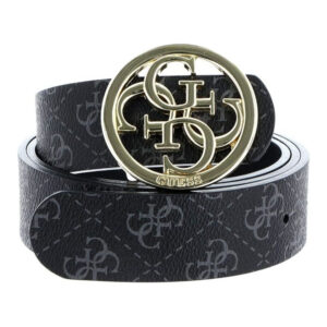 guess, jensen, cintura in tessuto, bw7411vin35, carbone, per le donne, taglia m
