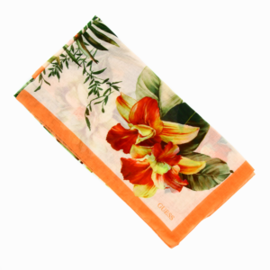 guess, kefiah, sciarpa in tessuto, aw8813pol03, 120 x 120 cm, per le donne