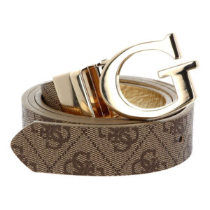 guess, mika, cintura in tessuto, bw7423vin30, marrone, per le donne, taglia m