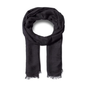 guess, ninette jacquard, sciarpa in tessuto, nero, 8 x 180, per le donne
