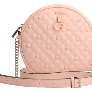 guess, rue rose, borsa in tessuto, cerchio, pesca, hwqp84, per le donne