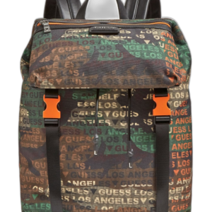 guess, salameda, zaino in tessuto, mimetismo, scomparto per laptop, unisex