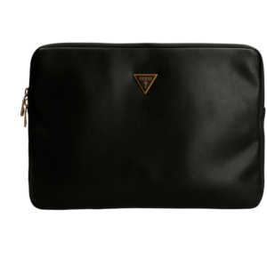 guess, scala, borsa in tessuto, portadocumenti, nero