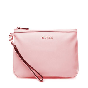 guess, vanille, pelle sintetica, borsa in tessuto, articoli da toeletta, avorio, pwvanip2102, per le donne, 23 x 17 x 8 cm
