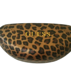 guess, vikky, astuccio per occhiali, leopardo