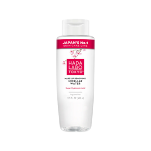 hada labo tokyo, hada labo, acido ialuronico, rimozione del trucco, acqua micellare, per tutti i tipi di pelle, 400 ml