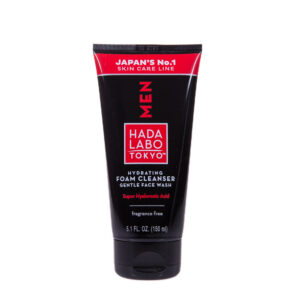 hada labo tokyo, men, acido ialuronico, elimina le impurità, schiuma detergente, 150 ml