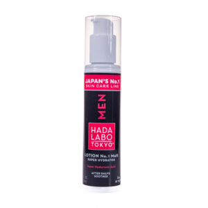 hada labo tokyo, men, acido ialuronico, idratante, lozione dopobarba, 150 ml