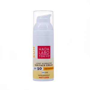 hada labo tokyo, sun, acido ialuronico, idratante, crema solare, per il viso, spf 50, 50 ml