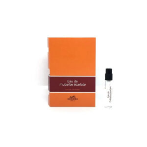 hermes, eau de rhubarbe ecarlate , acqua di colonia, unisex, individuale, 2 ml fiala