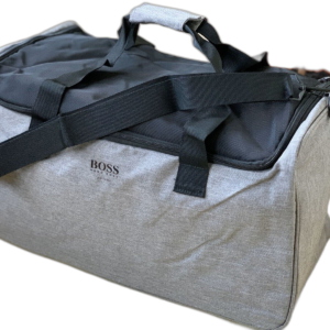hugo boss, hugo boss, poliestere, borsa in tessuto, palestra, grigio, per uomini