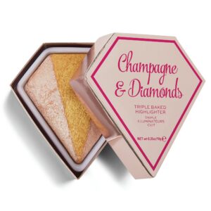 i heart revolution, champagne & diamonds, cipria illuminante, cotto tre volte, 10 g