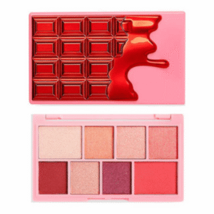 i heart revolution, cherry mini chocolate, palette di ombretti, 8 sfumature, 10.2 g