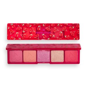 i heart revolution, mini match, palette di ombretti, ciliegia, per favore, 5 sfumature, 11 g