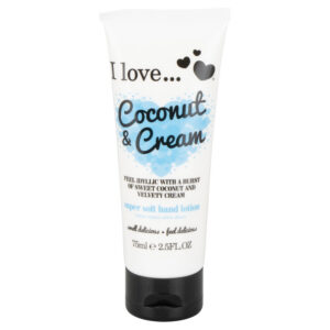 i love, i love..., idratante, crema per le mani, cocco & crema, 75 ml