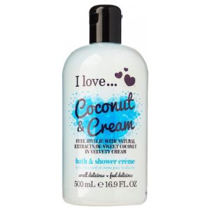 i love, coconut & cream, nutriente, crema doccia, 500 ml
