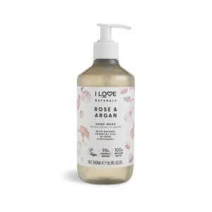 i love, naturals collection, rosa & argan, sapone liquido, per le mani, 500 ml
