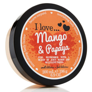 i love, mango & papaya, idratante, burro per il corpo, 200 ml