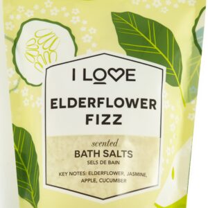 i love, signature collection, fizz di sambuco, sali da bagno, 500 g