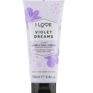 i love, signature collection, idratante, crema per mani e unghie, sogni viola, 100 ml