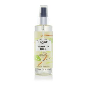 i love, signature collection, vegano, spray nebbia, latte alla vaniglia, su tutto il corpo, 165 ml