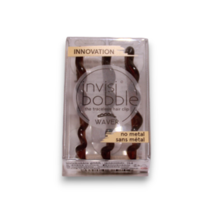 set trio, invisibobble, waves, fermacapelli, piuttosto scuro, 3 pz