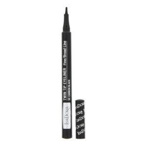 isadora, twin tip, eyeliner liquido, 52, nero di carbonio, 1 ml