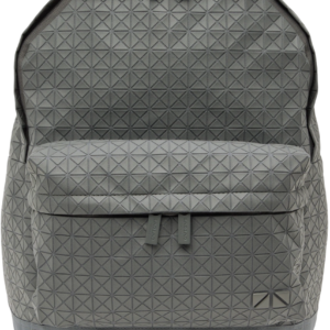 issey miyake, issey miyake, tessile, zaino in tessuto, grigio, unisex