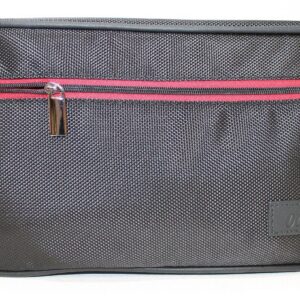 james bond, 007, articoli da toeletta, busta in tessuto gwp, nero, 28 x 15 x 10 cm