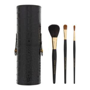 joan collins, good to go brush caddy, spazzola, pennello per blush, 3 pz