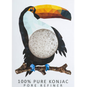 konjac, rainforest toucan, spugna per trucco