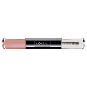 l'oreal paris, infallible, effetto gel, smalto per unghie 2 in 1, 012, per sempre visone, 2 x, 5 ml