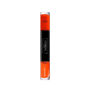 l'oreal paris, infallible, effetto gel, smalto per unghie 2 in 1, 013, arancione estremo, 2 x, 5 ml
