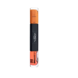 l'oreal paris, infallible, effetto gel, smalto per unghie 2 in 1, 135, vai arancione, 2 x, 5 ml