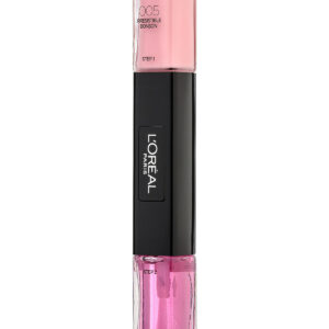 l'oreal paris, infallible, smalto per unghie 2 in 1, 005, bonbon irresistibile, 2 x, 5 ml