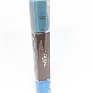 l'oreal paris, infallible, smalto per unghie 2 in 1, 007, oceano infinito, 2 x, 5 ml